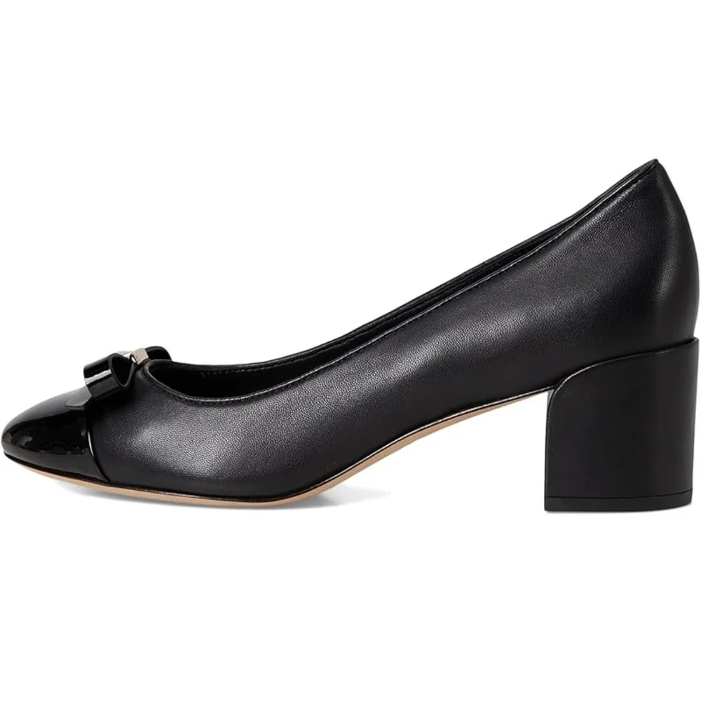 NEW Kate Spade Black Deco Bow Ballet Pumps - Picture 5 of 13